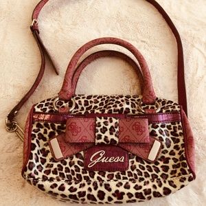 Guess Panther Printed Handbag